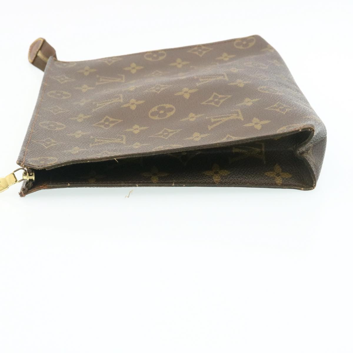 LOUIS VUITTON Monogram Poche Toilette 26 Pouch M47542 LV Auth 28226