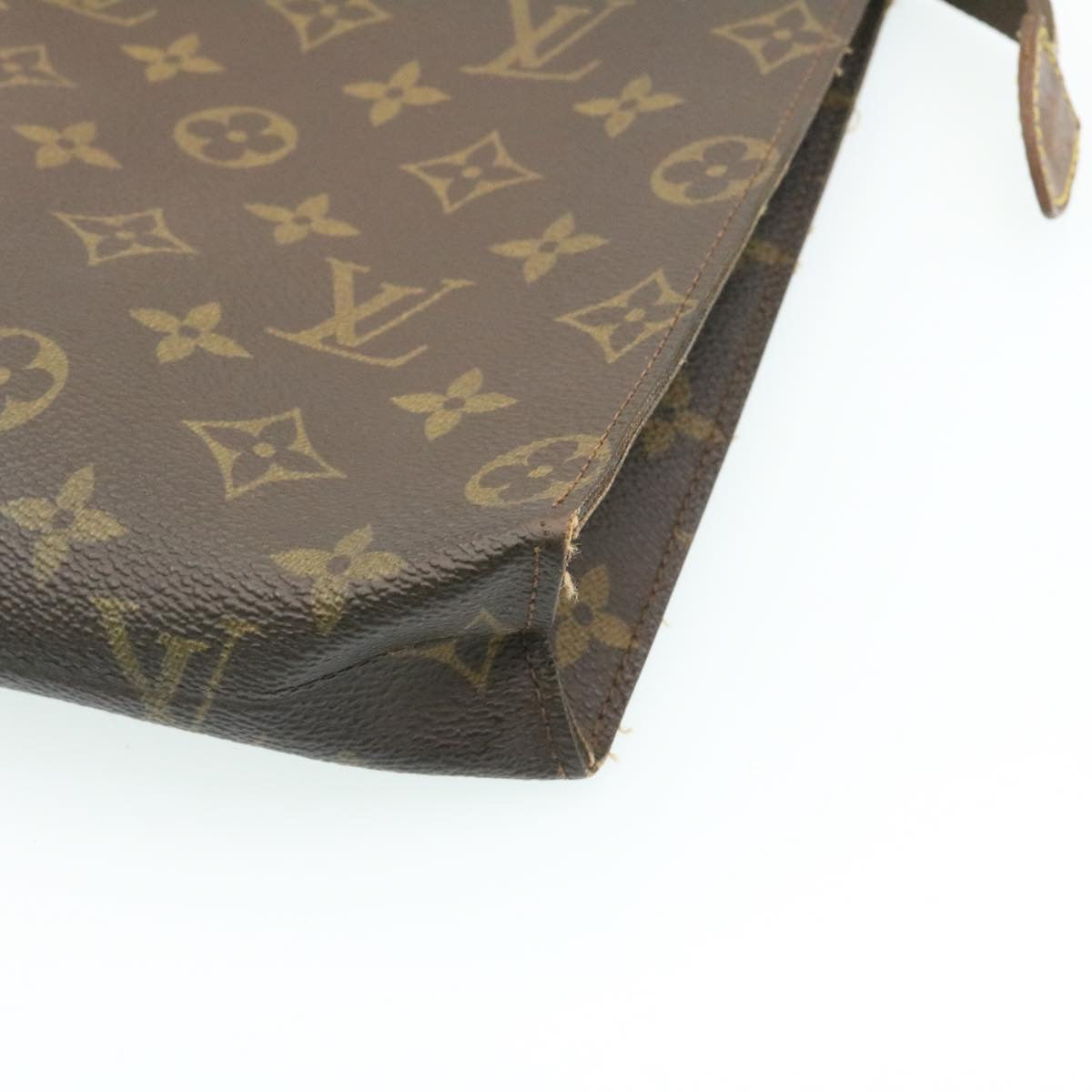 LOUIS VUITTON Monogram Poche Toilette 26 Pouch M47542 LV Auth 28226