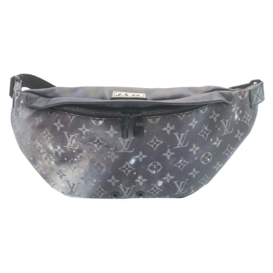 LOUIS VUITTON Monogram Galaxy Discovery Bum Bag Shoulder Bag Black Auth 28275A