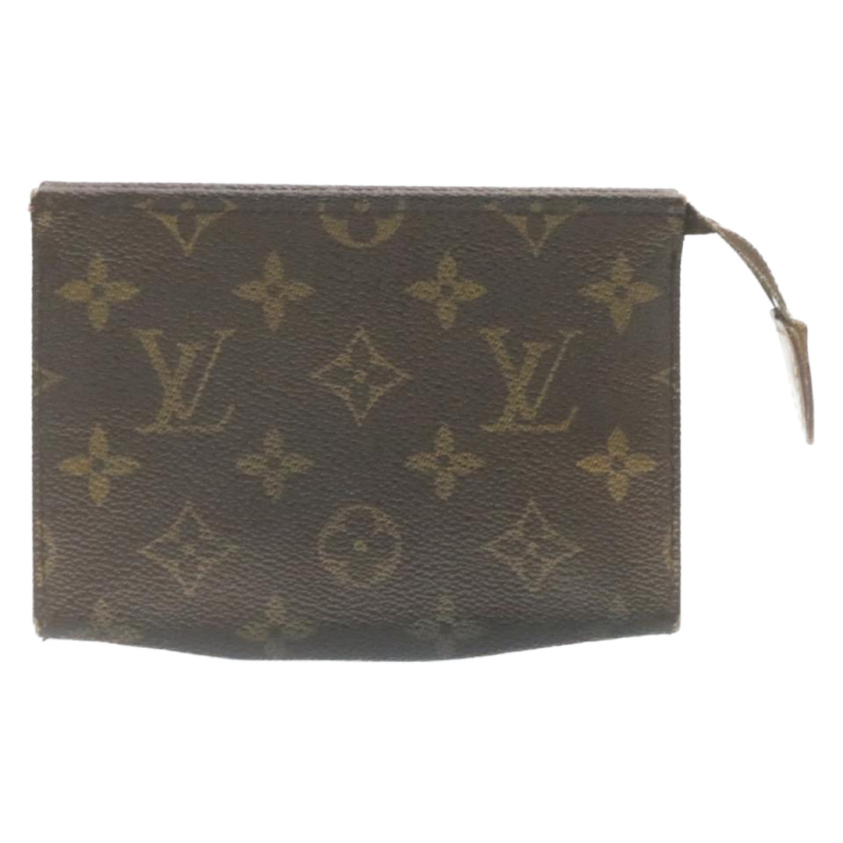 LOUIS VUITTON Monogram Poche Toilette 15 Pouch M47546 LV Auth 28603