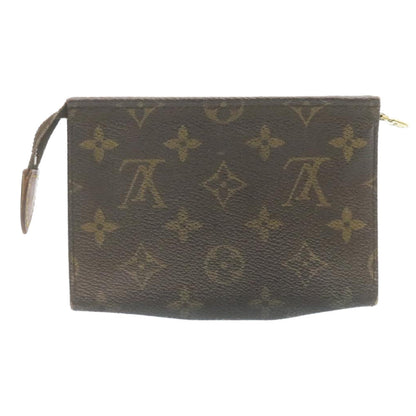 LOUIS VUITTON Monogram Poche Toilette 15 Pouch M47546 LV Auth 28603