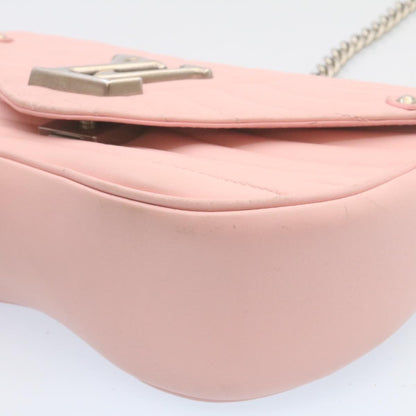 LOUIS VUITTON New Wave MM 2Way Chain Shoulder Bag Pink M52707 LV  28676A