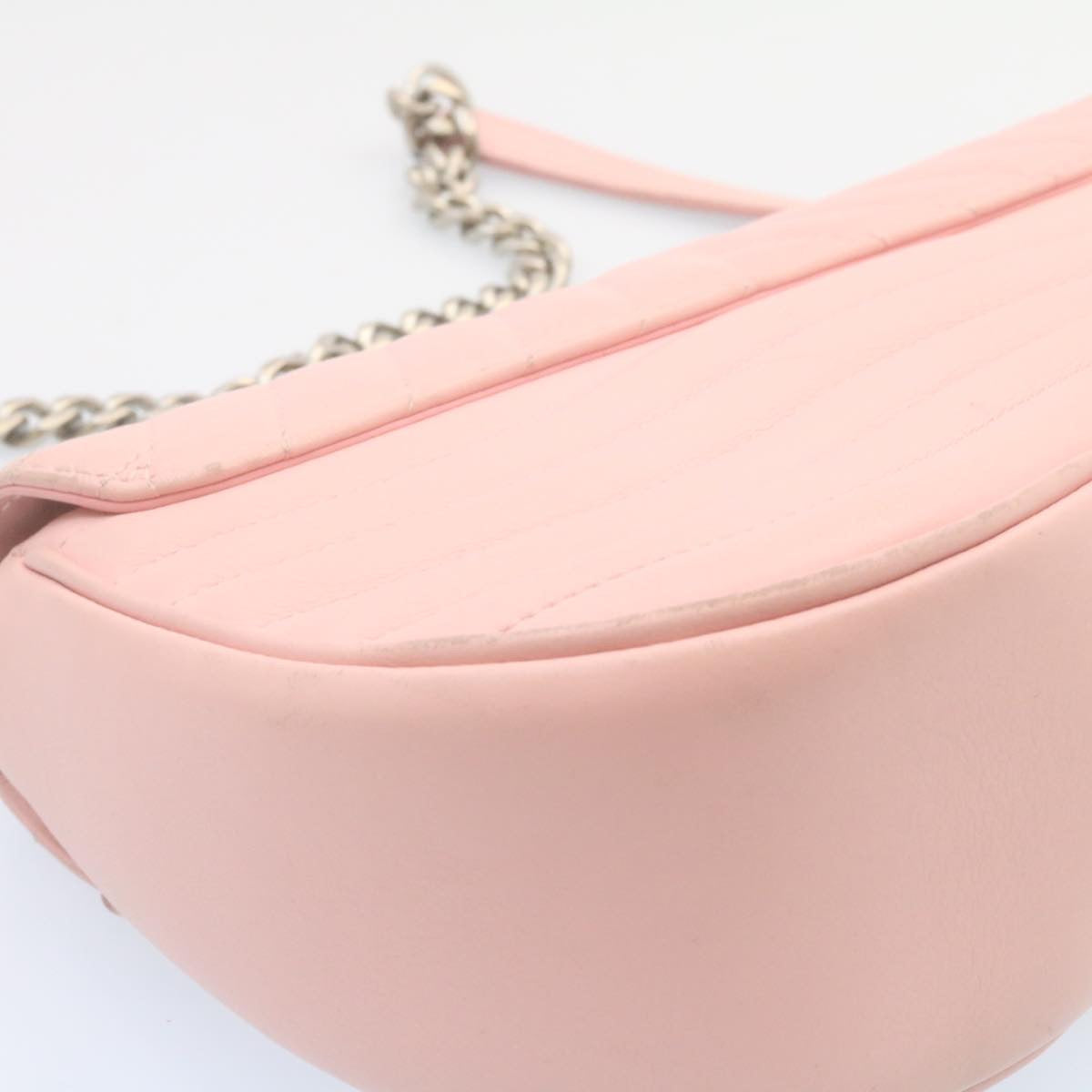 LOUIS VUITTON New Wave MM 2Way Chain Shoulder Bag Pink M52707 LV  28676A