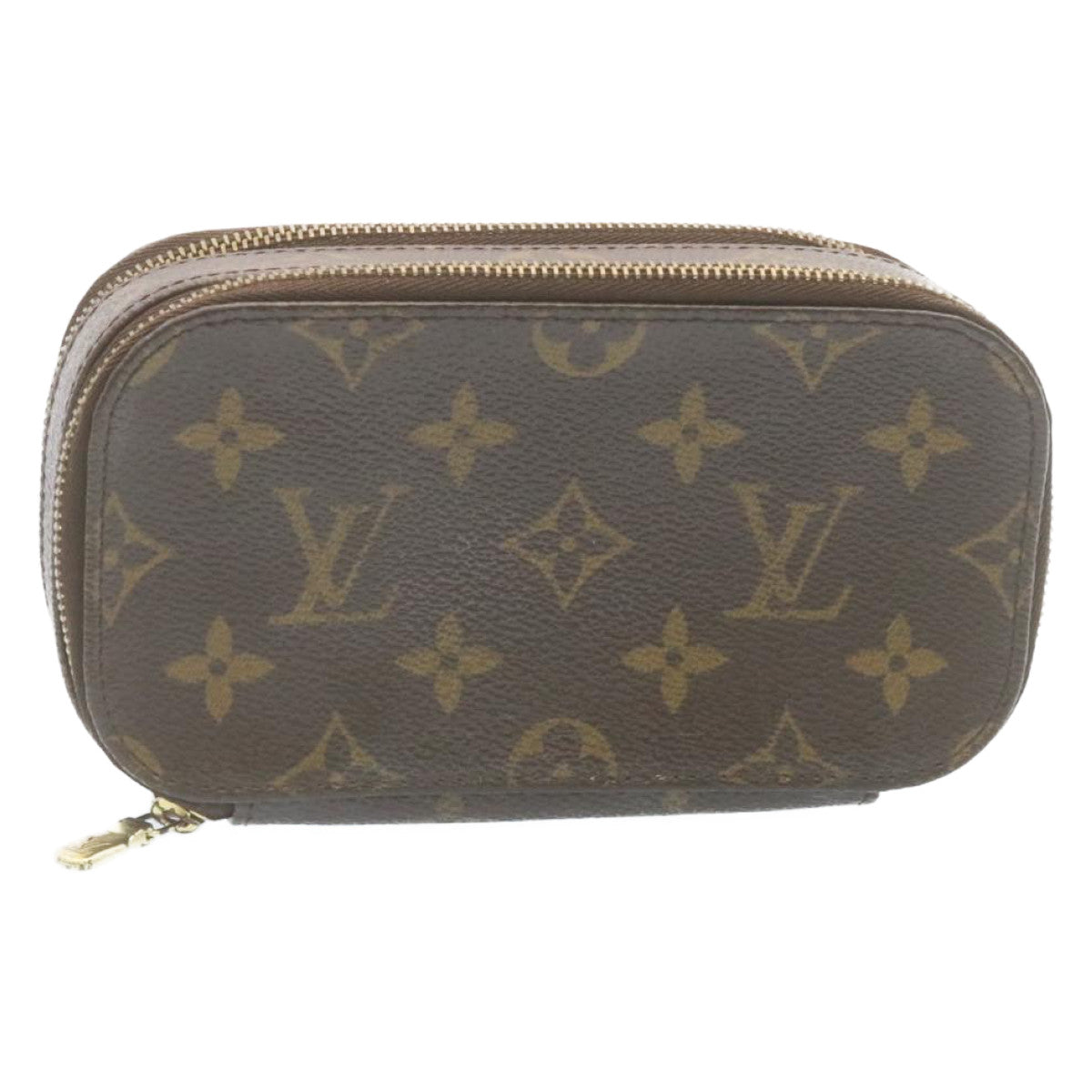 LOUIS VUITTON Monogram Trousse Brush PM Cosmetic Pouch M47510 LV Auth 28897