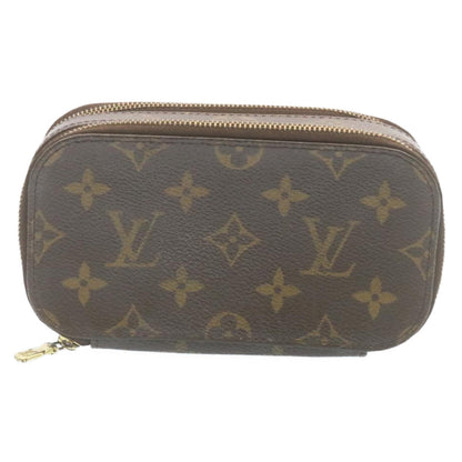 LOUIS VUITTON Monogram Trousse Brush PM Cosmetic Pouch M47510 LV Auth 28897