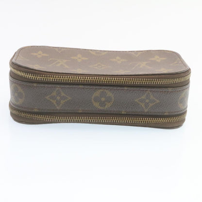 LOUIS VUITTON Monogram Trousse Brush PM Cosmetic Pouch M47510 LV Auth 28897