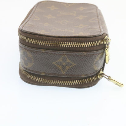 LOUIS VUITTON Monogram Trousse Brush PM Cosmetic Pouch M47510 LV Auth 28897