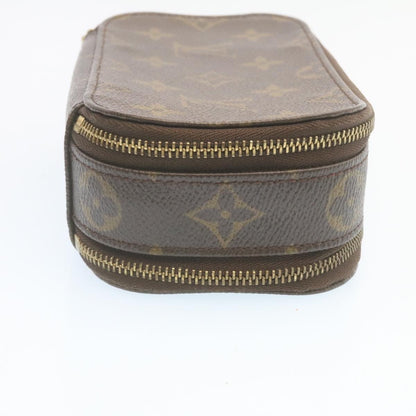 LOUIS VUITTON Monogram Trousse Brush PM Cosmetic Pouch M47510 LV Auth 28897