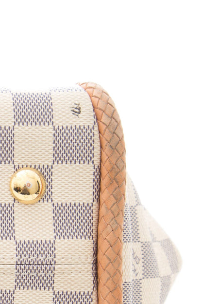 Louis Vuitton White Damier Azur Propriano Tote Handbag