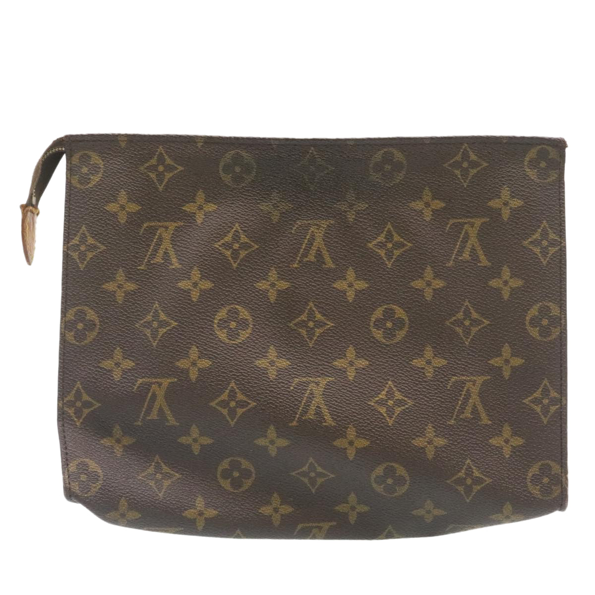 LOUIS VUITTON Monogram Poche Toilette 26 Pouch M47542 LV Auth 29124