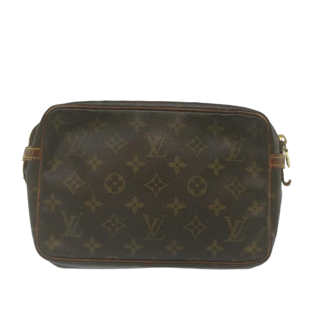 LOUIS VUITTON Monogram Compiegne 23 Clutch Bag M51847 LV Auth 29297