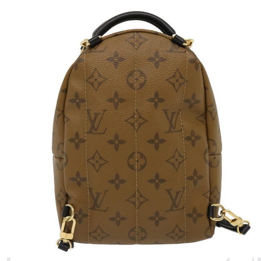 LOUIS VUITTON Monogram Reverse Palm Springs Mini Backpack M42411 LV  29556A