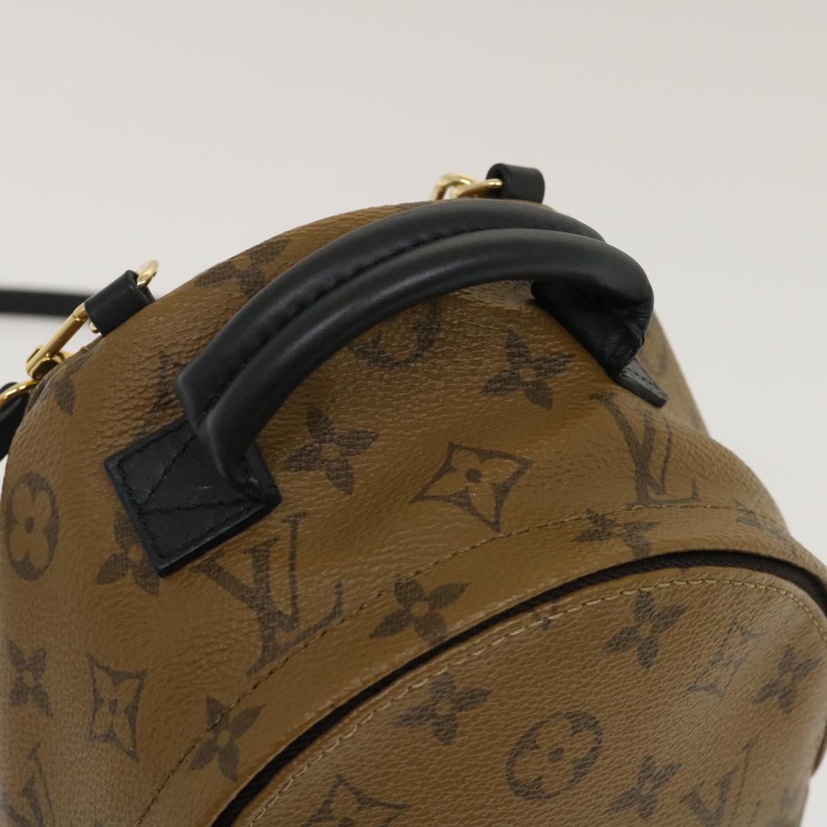 LOUIS VUITTON Monogram Reverse Palm Springs Mini Backpack M42411 LV  29556A