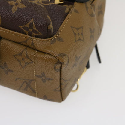 LOUIS VUITTON Monogram Reverse Palm Springs Mini Backpack M42411 LV  29556A