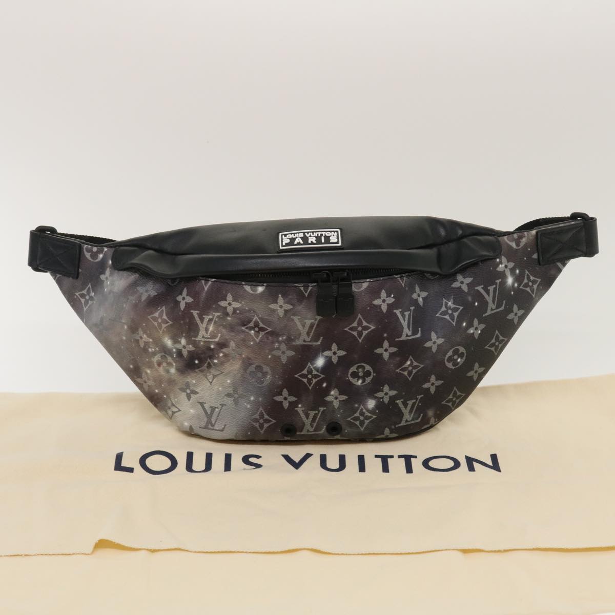 LOUIS VUITTON Monogram Galaxy Bum Bag Shoulder Bag Gray M44444 LV  29569A