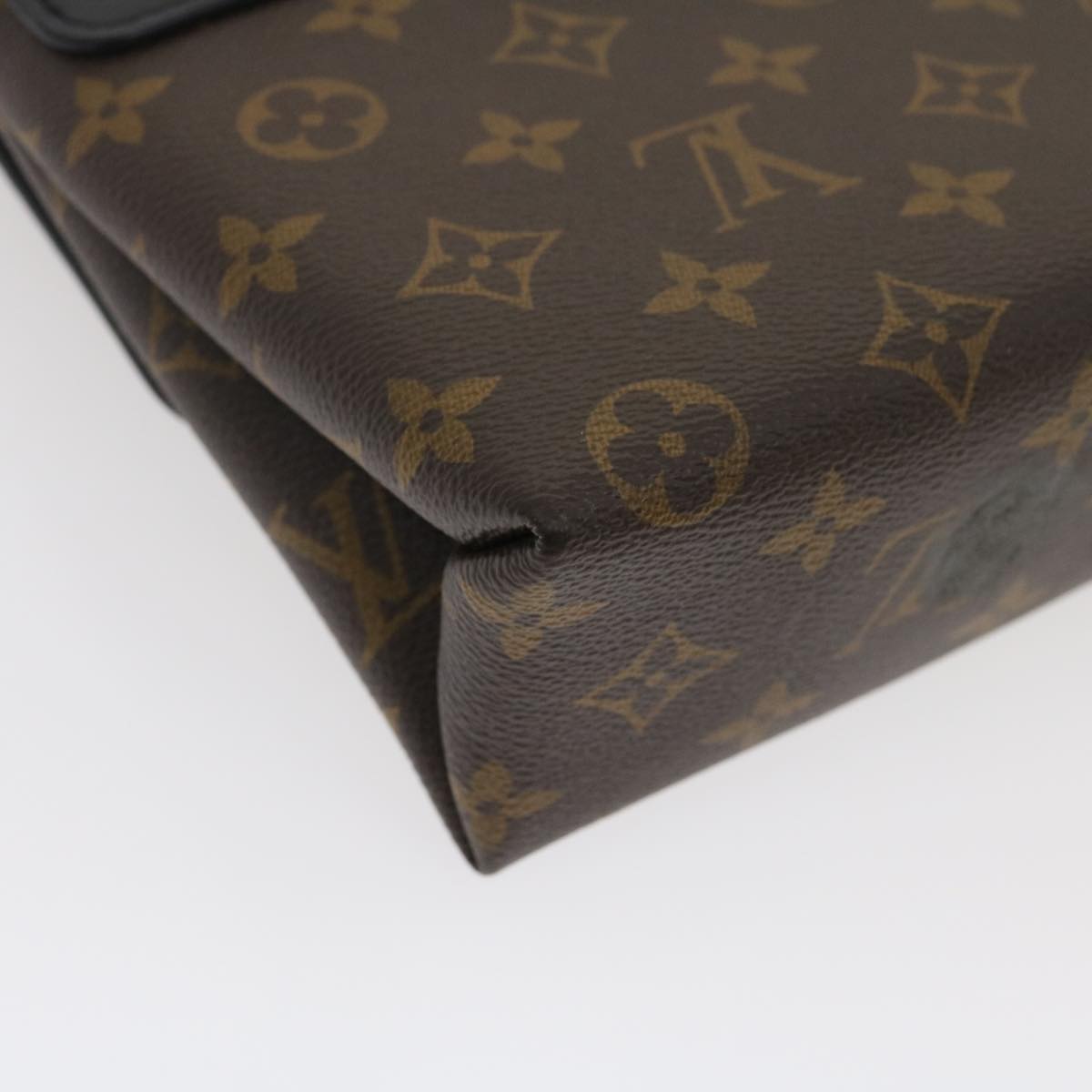 LOUIS VUITTON Monogram Rocky BB 2Way Hand Shoulder Bag Black M44141 Auth 29587A