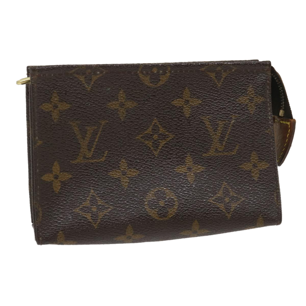 LOUIS VUITTON Monogram Poche Toilette 15 Pouch M47546 LV Auth 29831