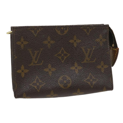 LOUIS VUITTON Monogram Poche Toilette 15 Pouch M47546 LV Auth 29831