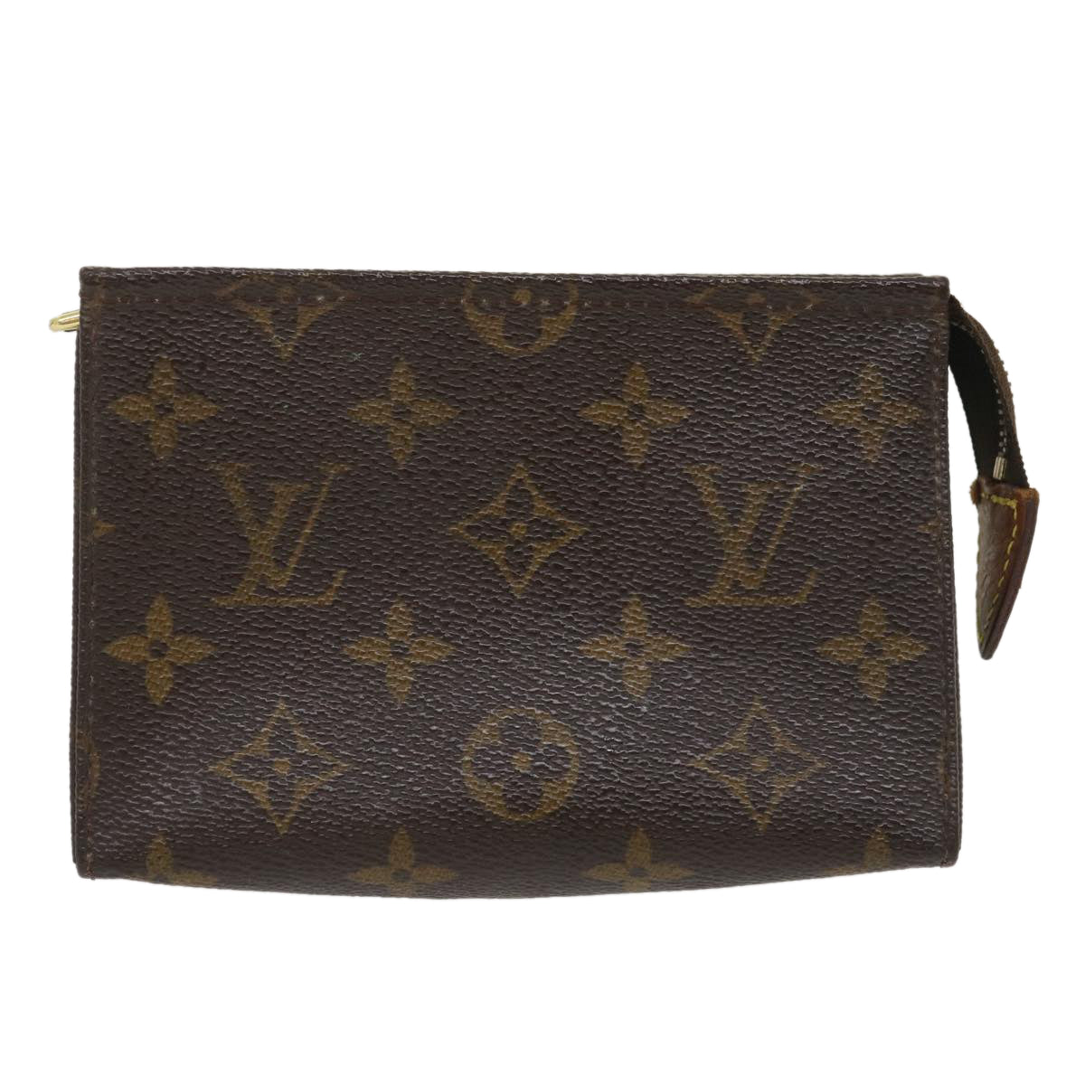 LOUIS VUITTON Monogram Poche Toilette 15 Pouch M47546 LV Auth 29831