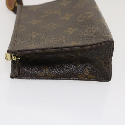 LOUIS VUITTON Monogram Poche Toilette 15 Pouch M47546 LV Auth 29831