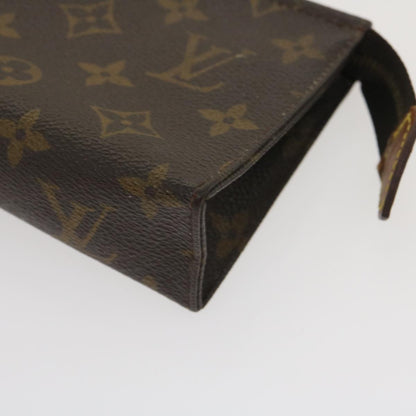 LOUIS VUITTON Monogram Poche Toilette 15 Pouch M47546 LV Auth 29831