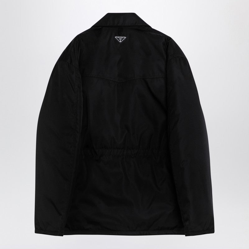 Prada Black Re-Nylon Shirt Jacket Women