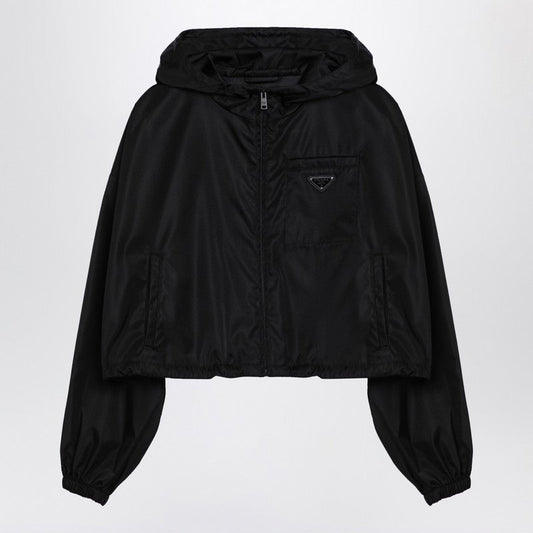 Prada Black Re-Nylon Short Jacket Women