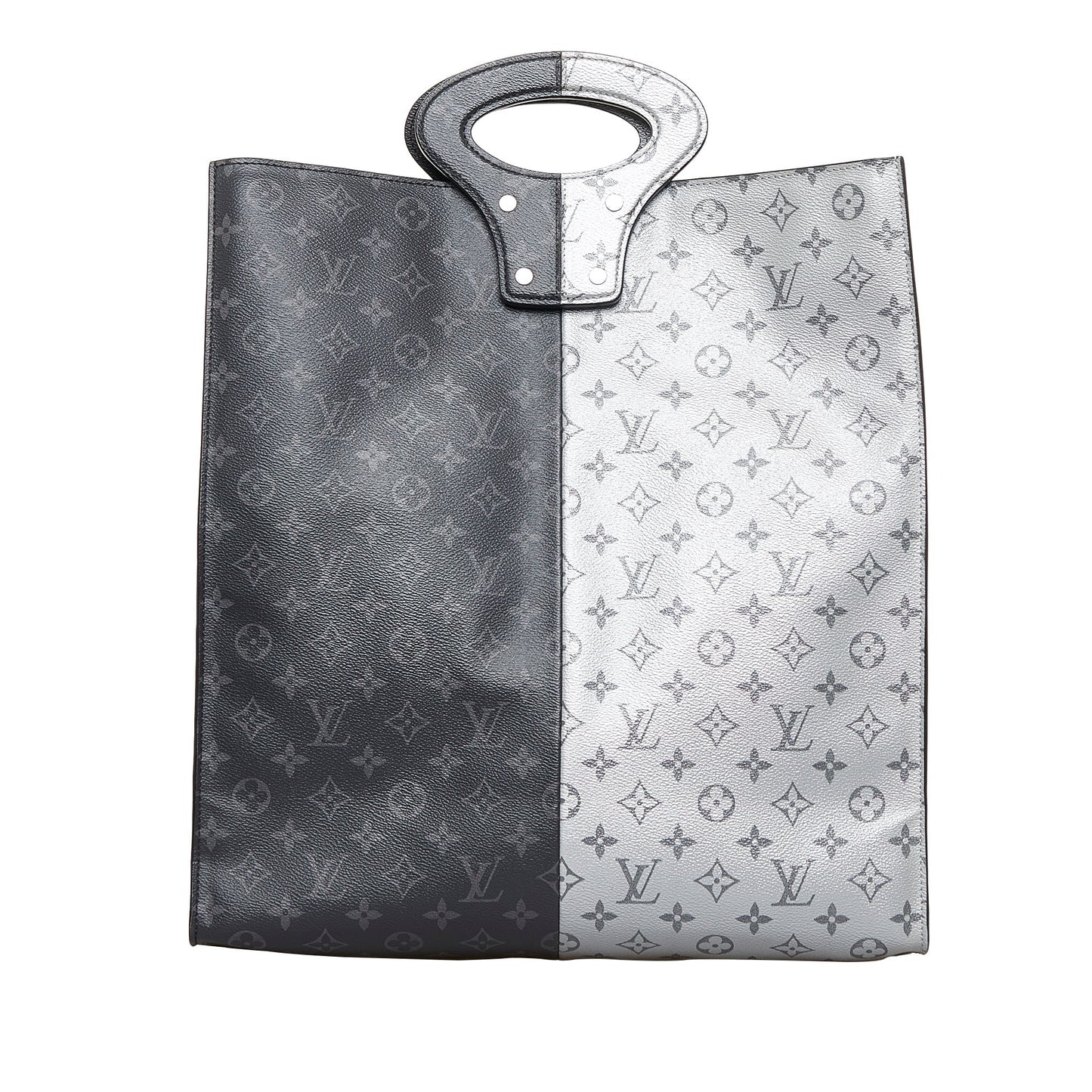 Black Louis Vuitton Split Monogram Eclipse North South Tote