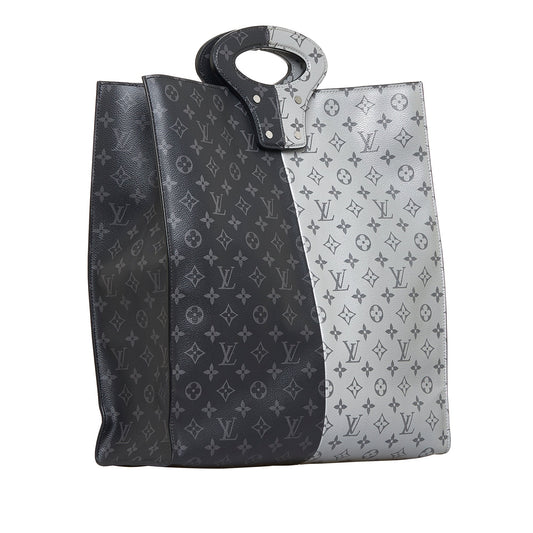 Black Louis Vuitton Split Monogram Eclipse North South Tote