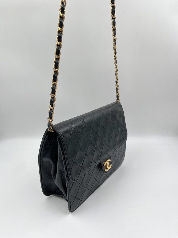 Vintage Black Chanel Flap Bag