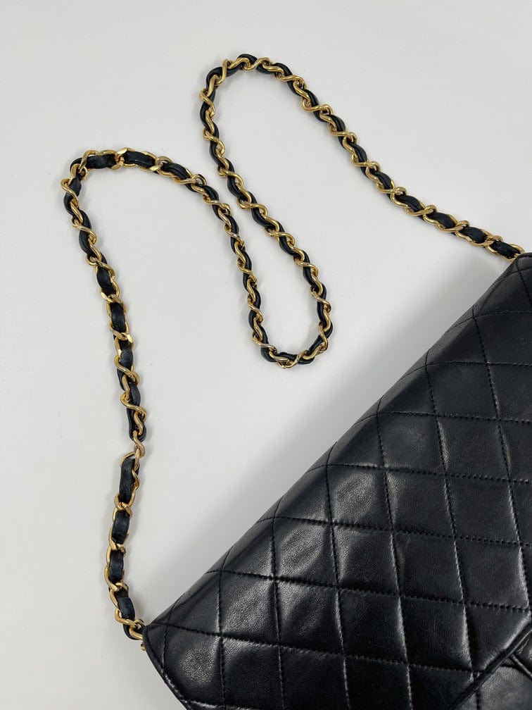 Vintage Navy Chanel Flap Bag