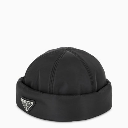 Prada Black Nylon Hat Men