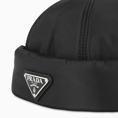 Prada Black Nylon Hat Men