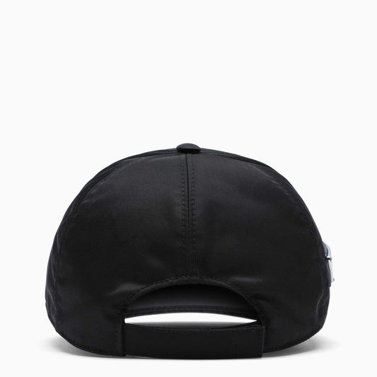 Prada Black Nylon Baseball Cap Men