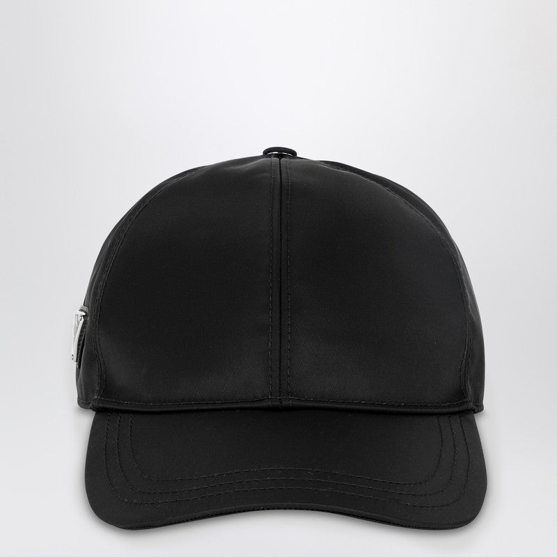 Prada Black Nylon Baseball Cap Men