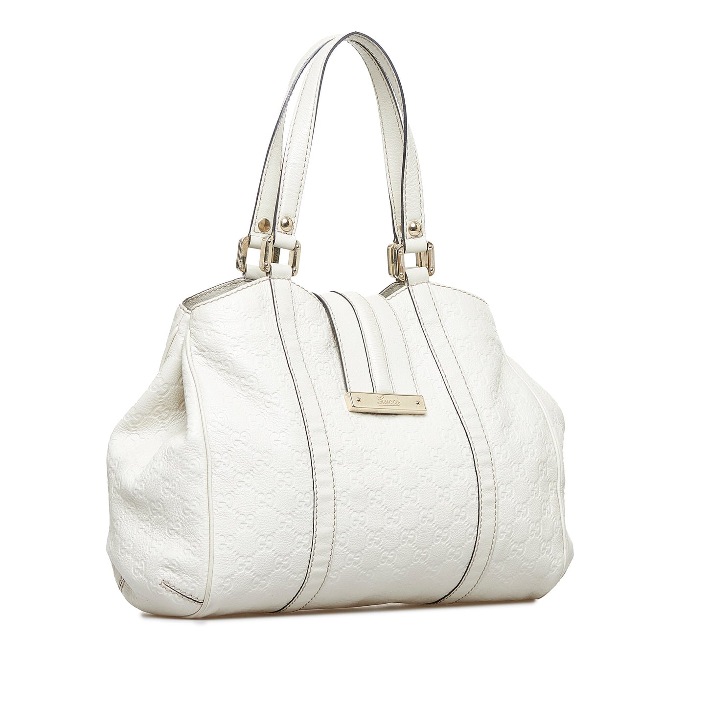 White Gucci Guccissima New Ladies Tote Bag