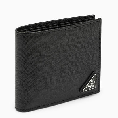 Prada Black Saffiano Horizontal Wallet Men