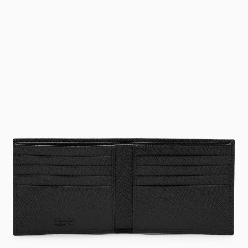 Prada Black Saffiano Horizontal Wallet Men