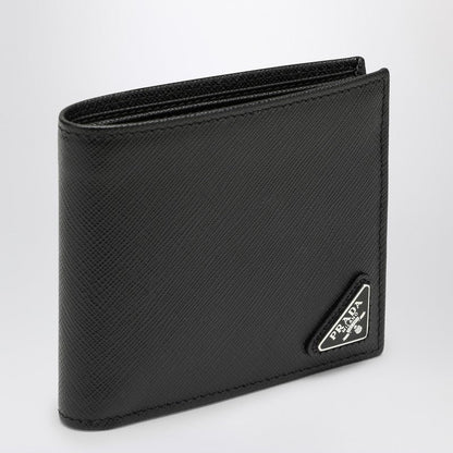 Prada Black Saffiano Horizontal Wallet Men