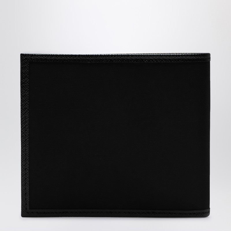 Prada Black Re-Nylon Wallet With Logo Triangle Men