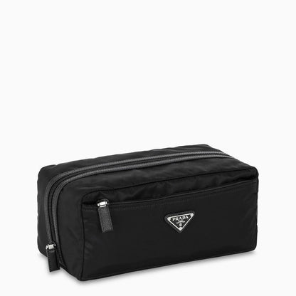 Prada Black Nylon Beauty Case Men