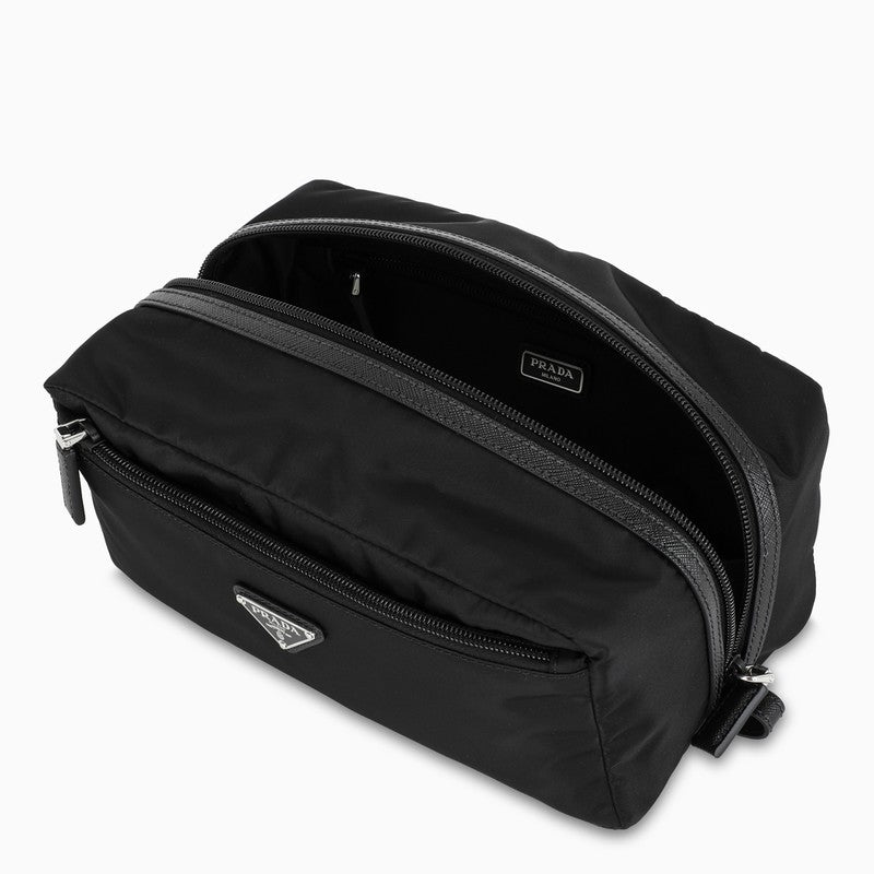 Prada Black Nylon Beauty Case Men