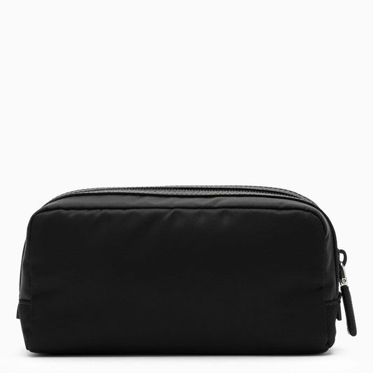 Prada Black Re-Nylon Beauty Case With Logo Men