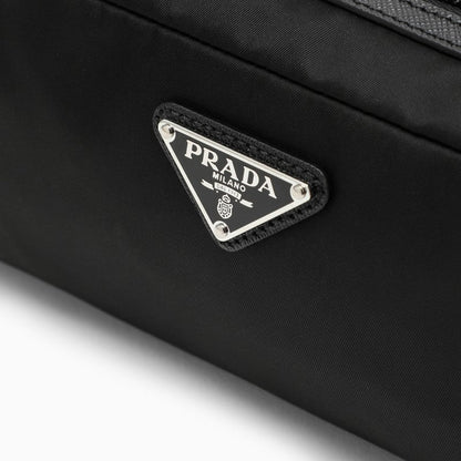 Prada Black Re-Nylon Beauty Case With Logo Men