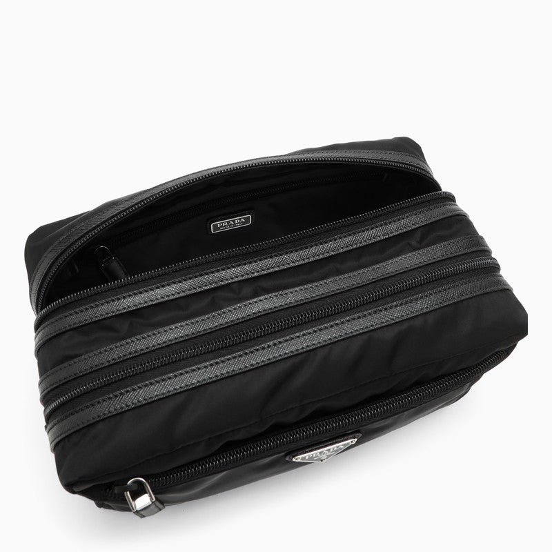 Prada Black Nylon Beauty Case Men