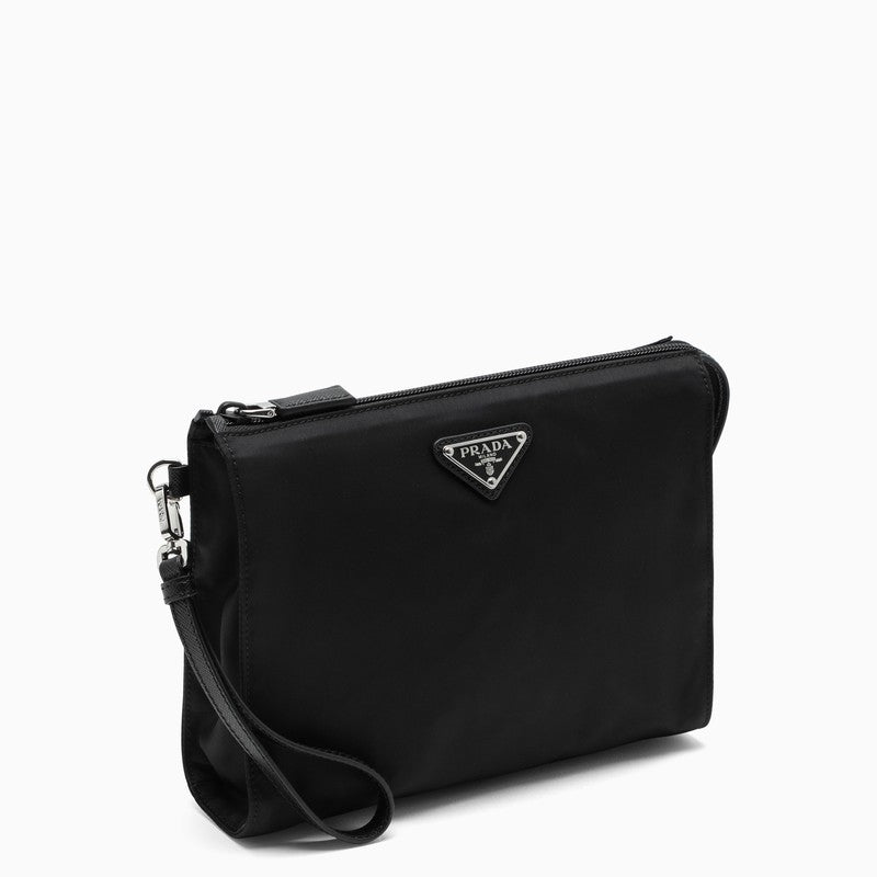 Prada Black Re-Nylon Pouch Men