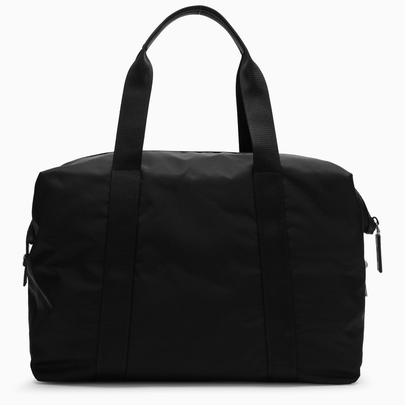 Prada Black Re-Nylon And Saffiano Duffle Bag Men