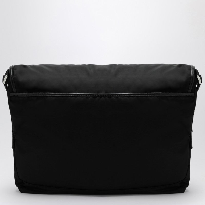 Prada Black Re-Nylon And Saffiano Shoulder Bag Men