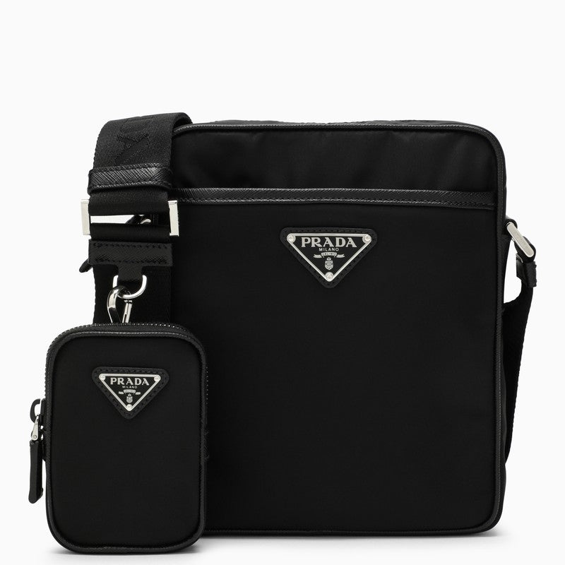 Prada Black Re-Nylon Cross-Body Bag Men