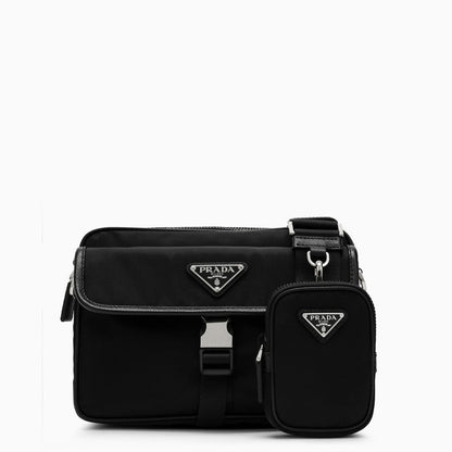 Prada Black Re-Nylon Cross-Body Bag Men